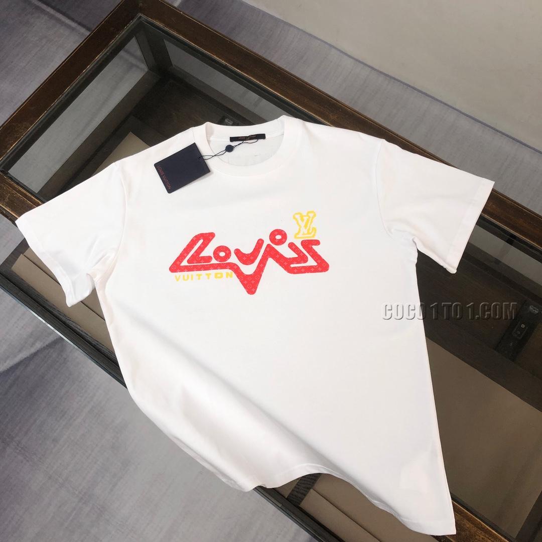 Louis Vuitton 2024 Spring/Summer Latest Round Neck Short Sleeve T-shirt NLOUIS VUITTON42307