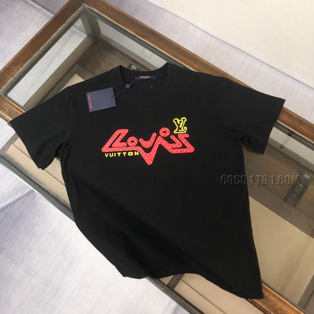 Louis Vuitton 2024 Spring/Summer Latest Round Neck Short Sleeve T-shirt NLOUIS VUITTON42307