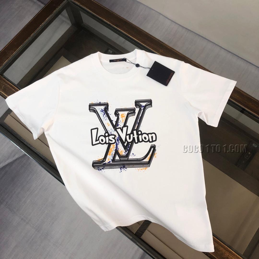 Louis Vuitton 2024 Spring/Summer Latest Round Neck Short Sleeve T-shirt NLOUIS VUITTON42307