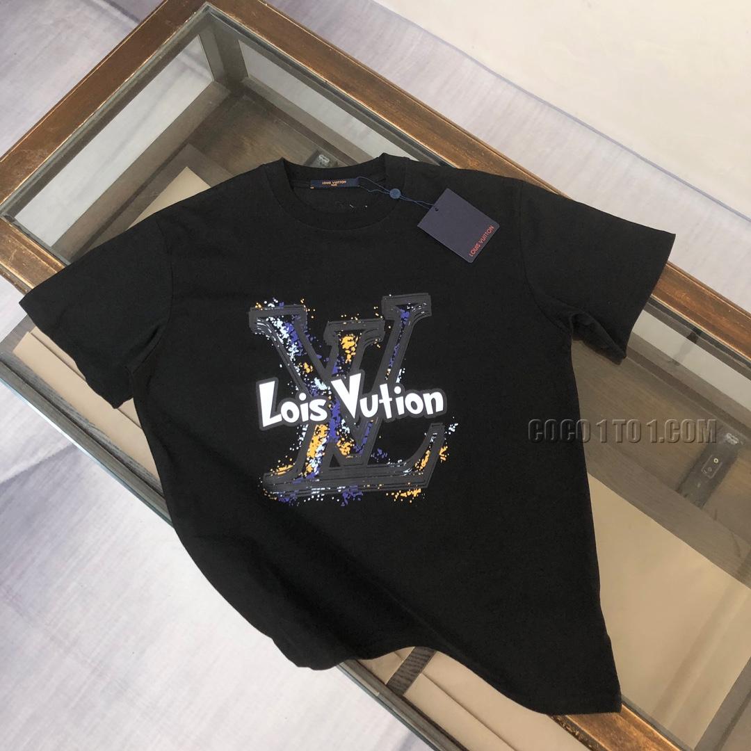 Louis Vuitton 2024 Spring/Summer Latest Round Neck Short Sleeve T-shirt NLOUIS VUITTON42307