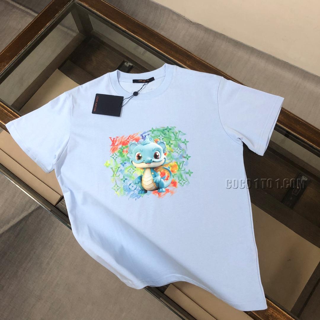 Louis Vuitton 24 Latest Couple's Short Sleeve T-shirt NLOUIS VUITTON42307