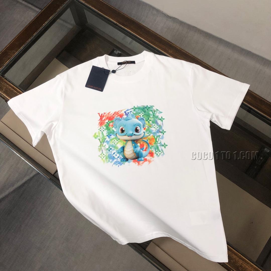 Louis Vuitton 24 Latest Couple's Short Sleeve T-shirt NLOUIS VUITTON42307