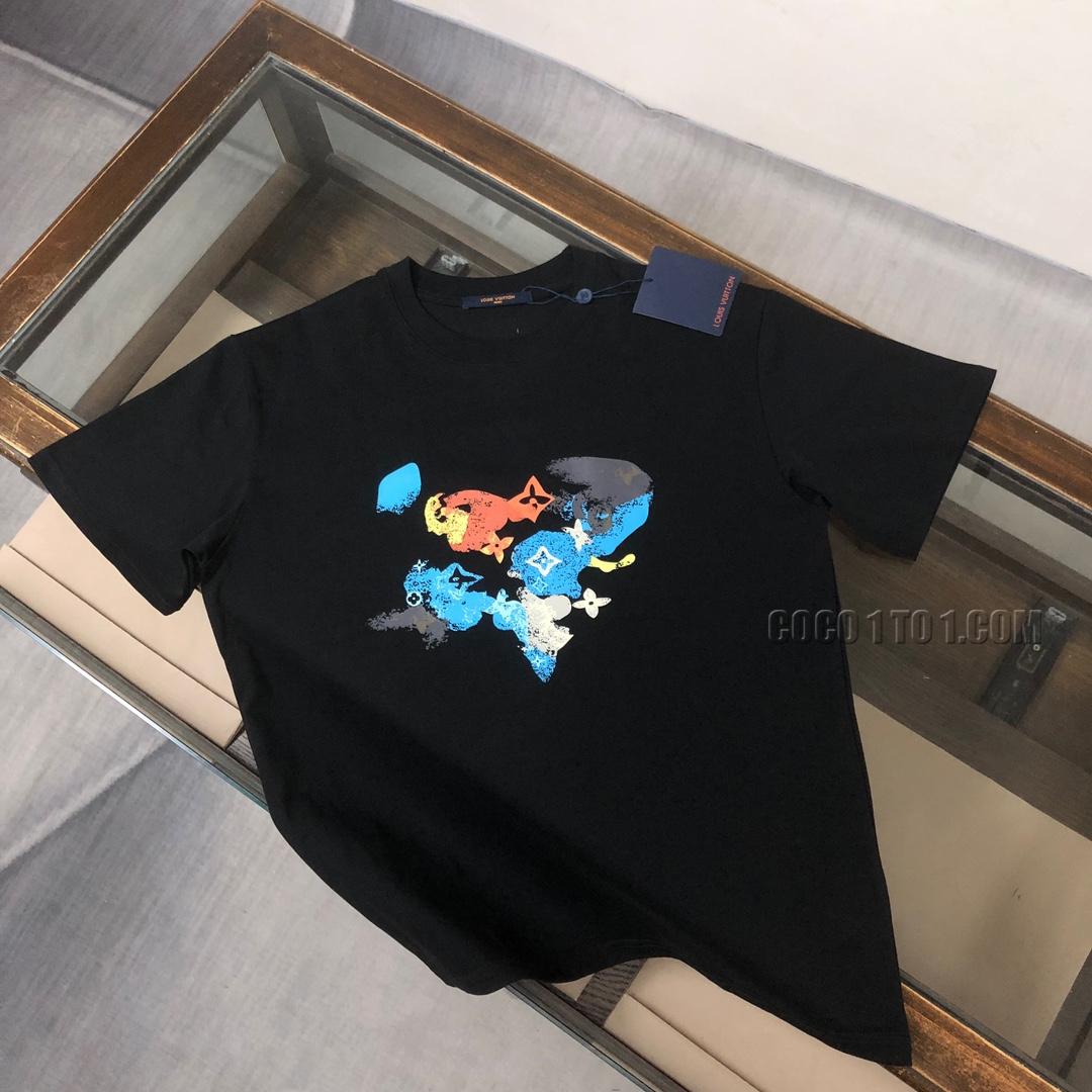 Louis Vuitton 24 Latest Couple's Short Sleeve T-shirt NLOUIS VUITTON42307