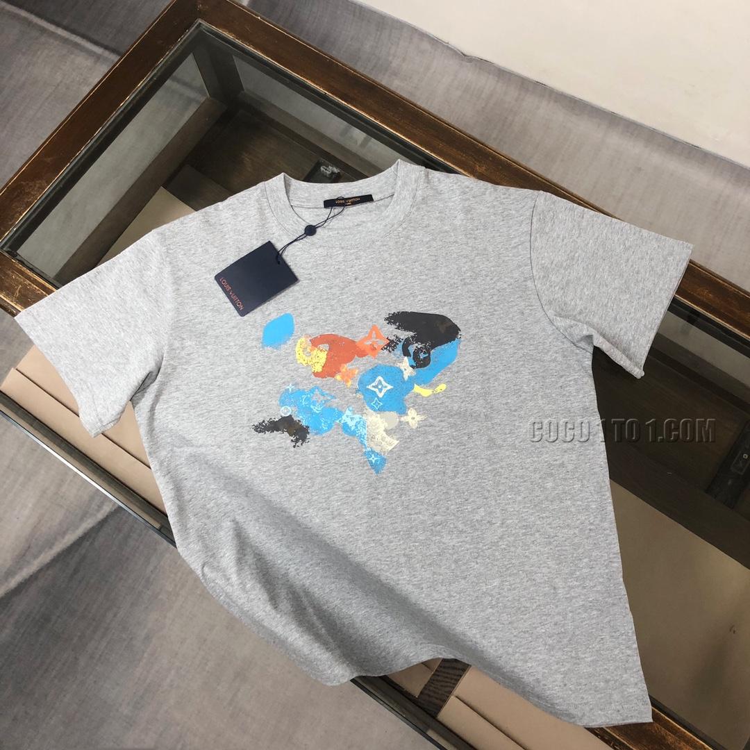 Louis Vuitton 24 Latest Couple's Short Sleeve T-shirt NLOUIS VUITTON42307