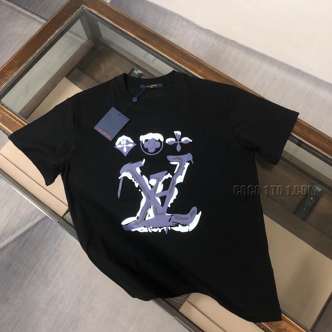 Louis Vuitton 24 Latest Couple's Short Sleeve T-shirt NLOUIS VUITTON42307