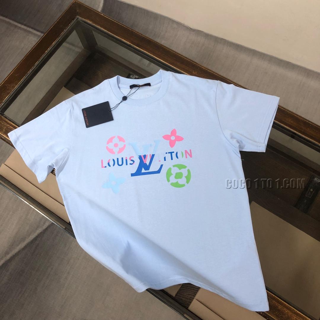 Louis Vuitton 24 Latest Couple's Short Sleeve T-shirt NLOUIS VUITTON42307