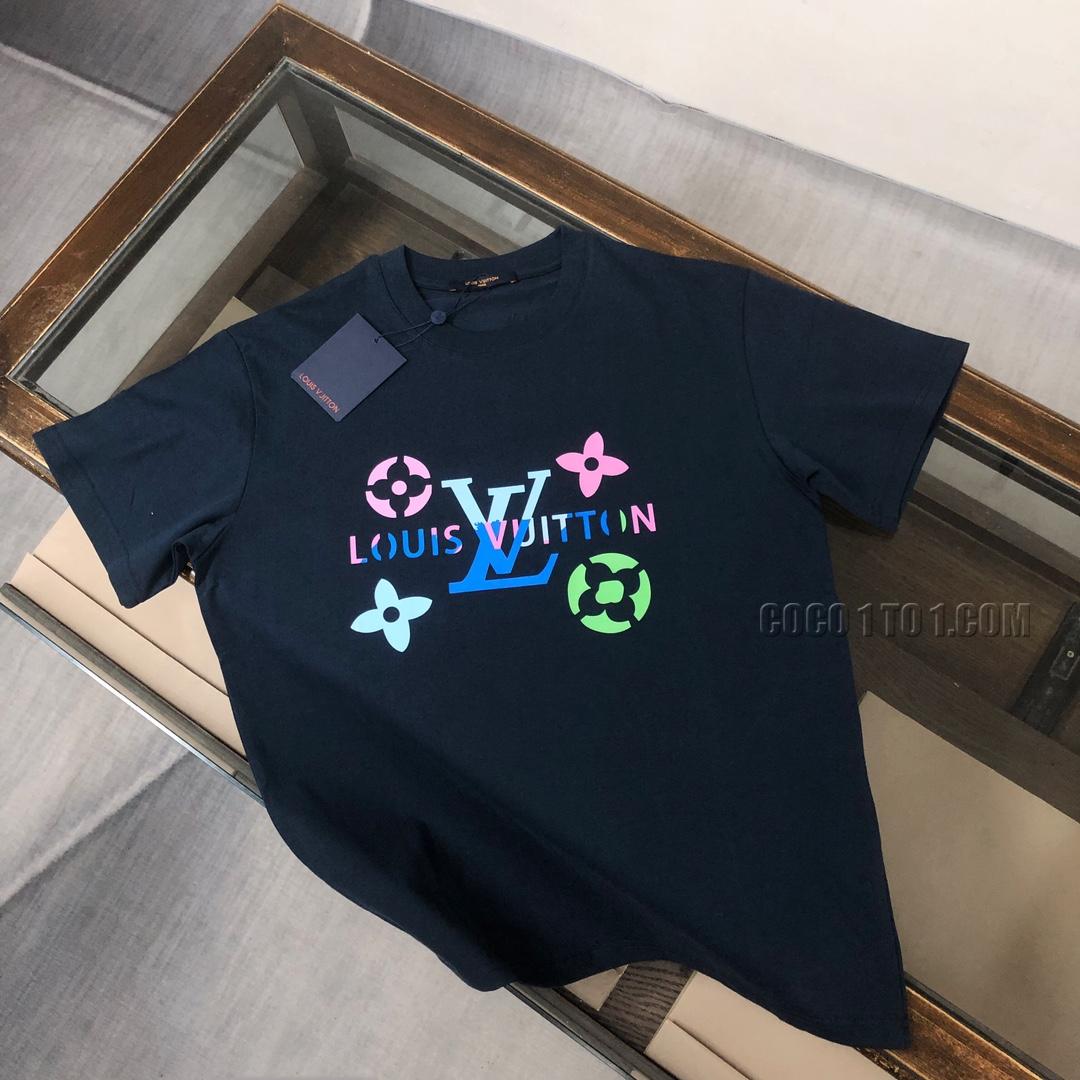 Louis Vuitton 24 Latest Couple's Short Sleeve T-shirt NLOUIS VUITTON42307