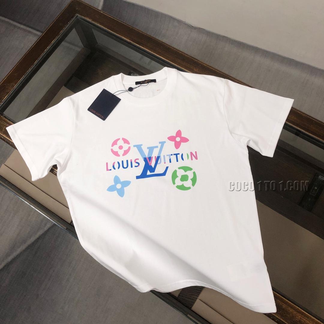 Louis Vuitton 24 Latest Couple's Short Sleeve T-shirt NLOUIS VUITTON42307