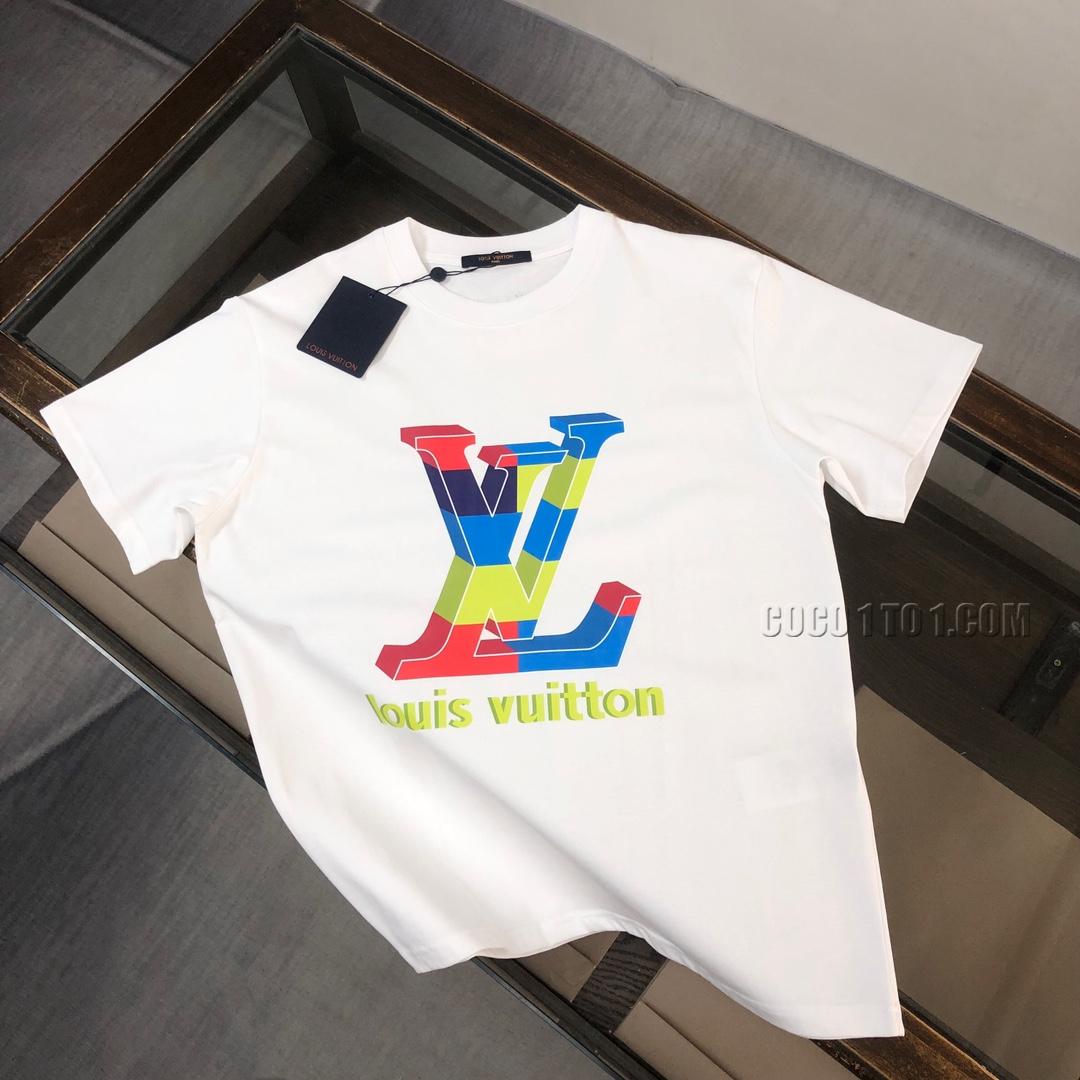 Louis Vuitton 24 Latest Couple's Short Sleeve T-shirt NLOUIS VUITTON42307