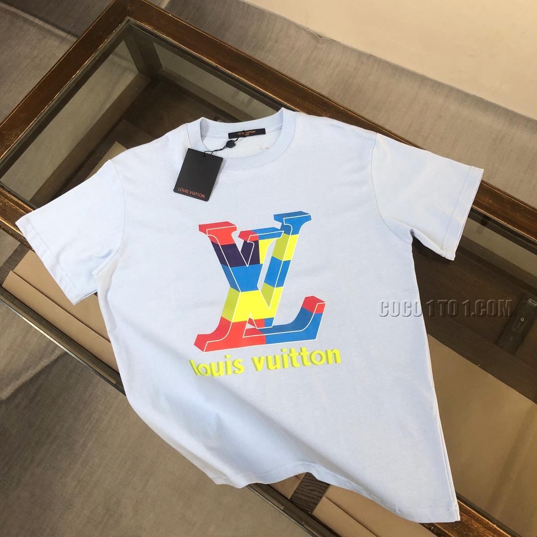 Louis Vuitton 24 Latest Couple's Short Sleeve T-shirt NLOUIS VUITTON42307