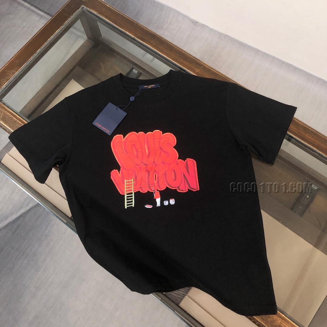 Louis Vuitton 24 Latest Couple's Short Sleeve T-shirt NLOUIS VUITTON42307