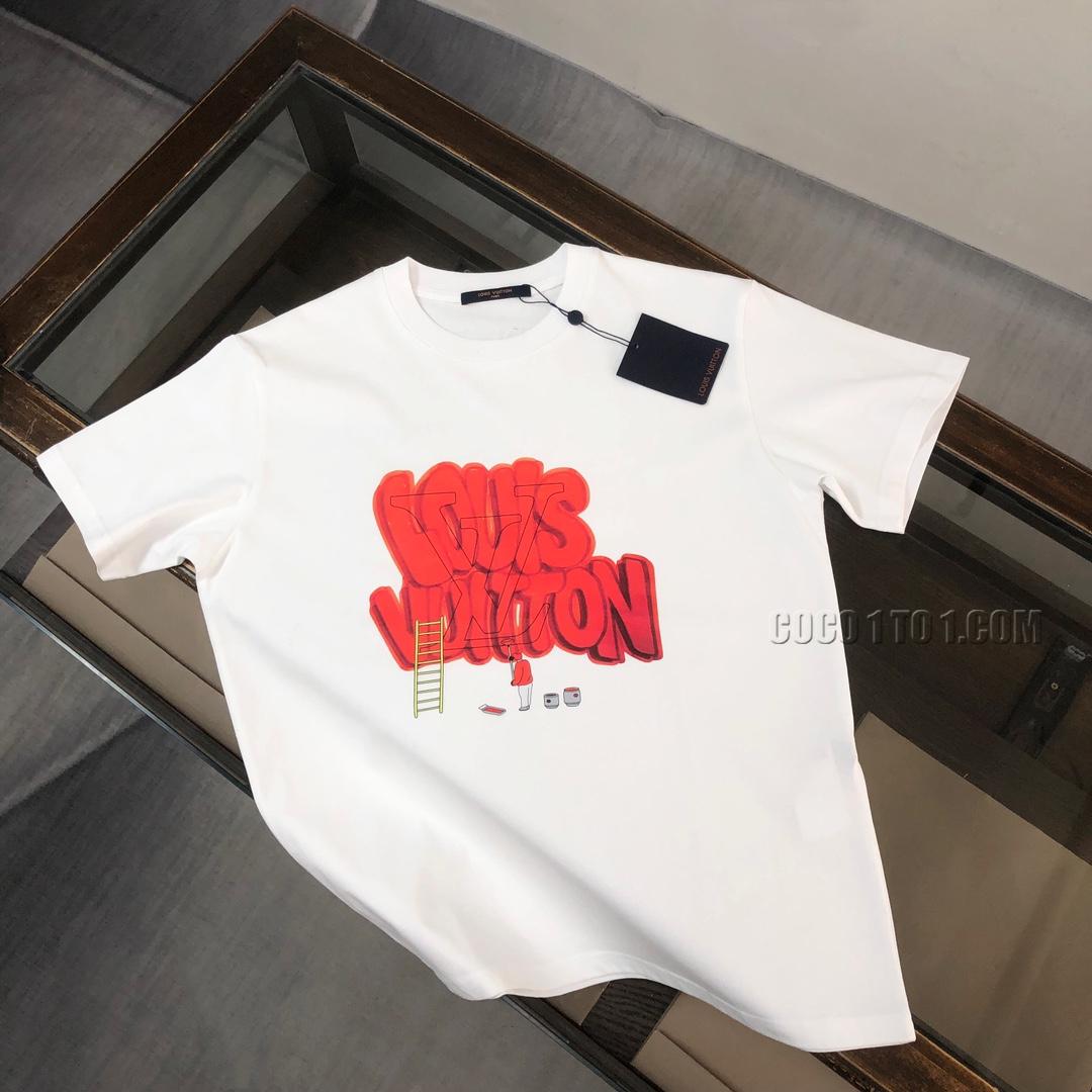Louis Vuitton 24 Latest Couple's Short Sleeve T-shirt NLOUIS VUITTON42307