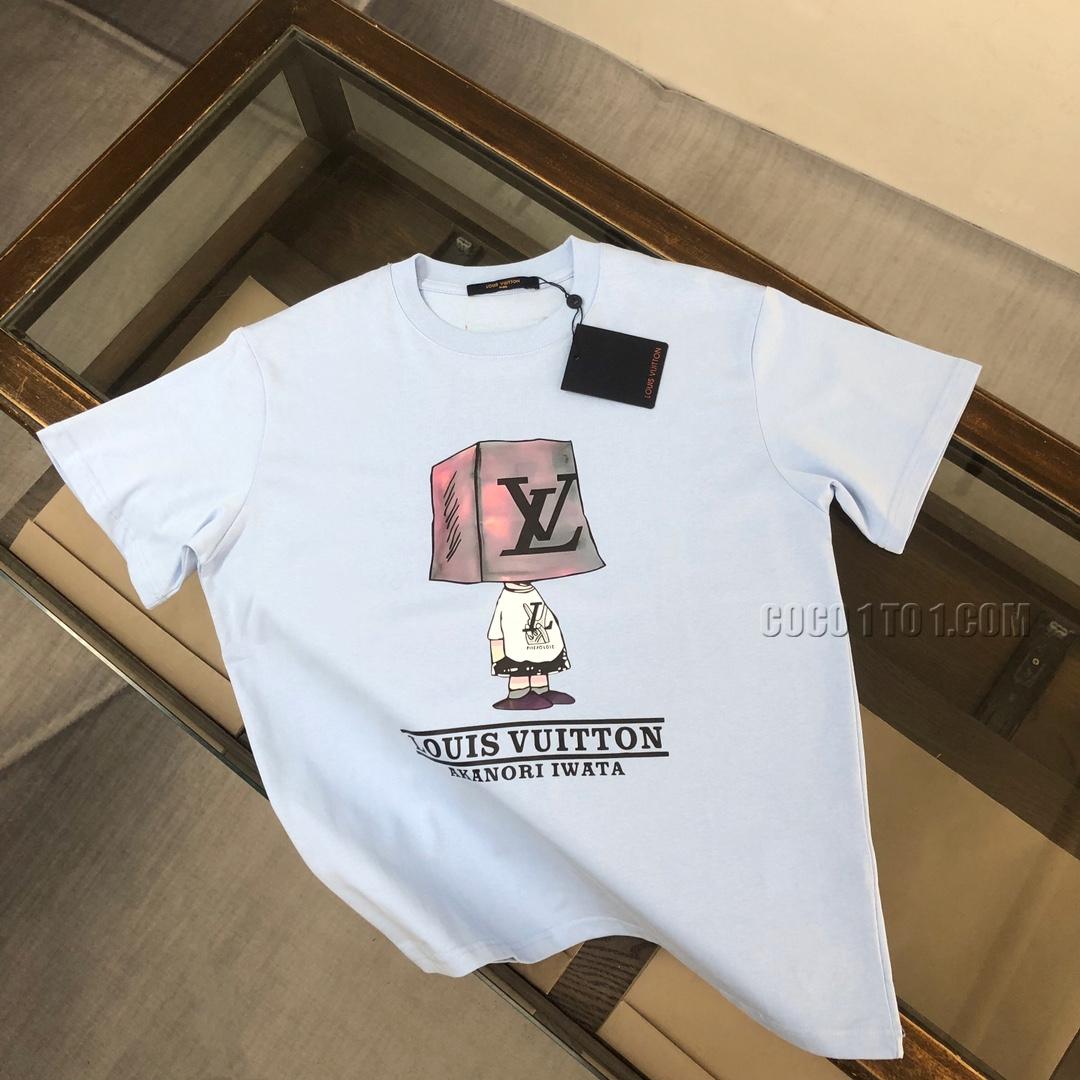 Louis Vuitton 24 Latest Couple's Short Sleeve T-shirt NLOUIS VUITTON42307