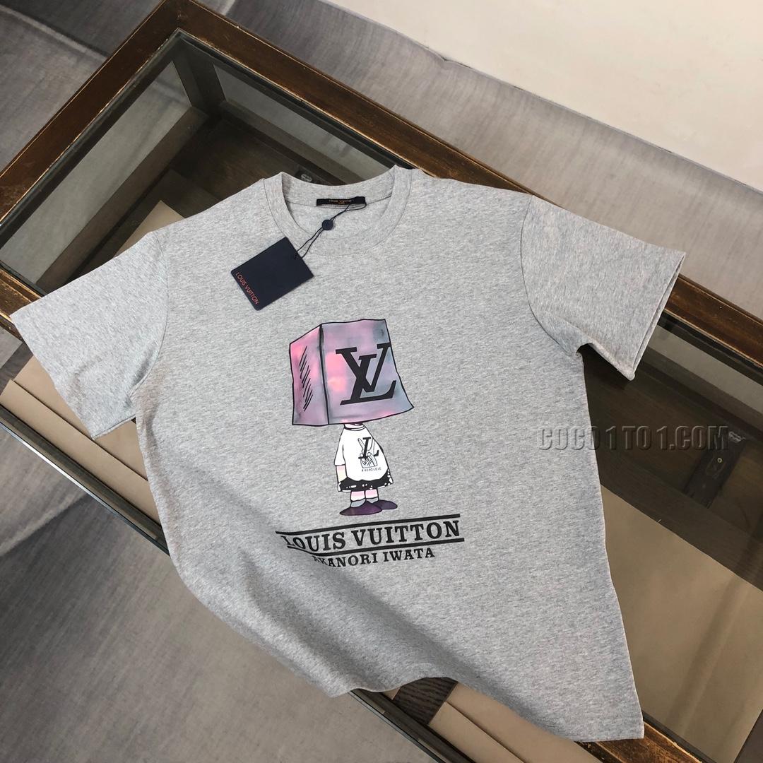Louis Vuitton 24 Latest Couple's Short Sleeve T-shirt NLOUIS VUITTON42307
