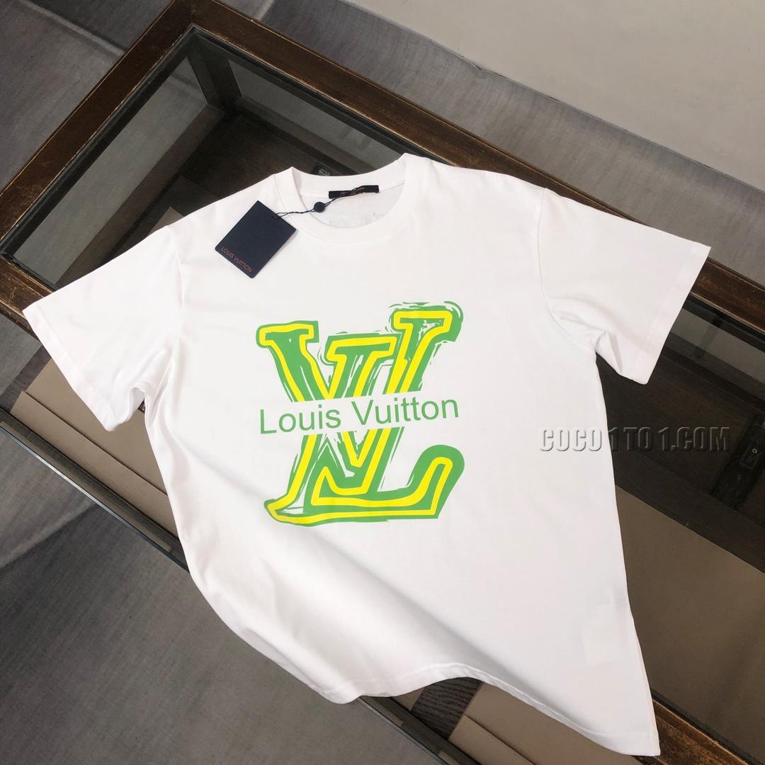 Louis Vuitton 24 Latest Couple's Short Sleeve T-shirt NLOUIS VUITTON42307