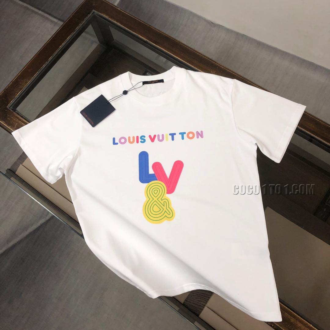 Louis Vuitton 24 Latest Couple's Short Sleeve T-shirt NLOUIS VUITTON42307