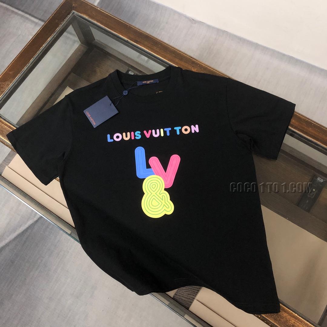 Louis Vuitton 24 Latest Couple's Short Sleeve T-shirt NLOUIS VUITTON42307