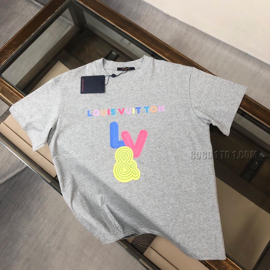 Louis Vuitton 24 Latest Couple's Short Sleeve T-shirt NLOUIS VUITTON42307