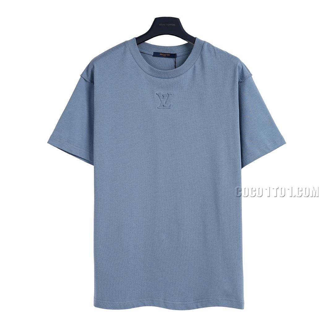 Louis Vuitton Embossed 3D Relief Short Sleeve T-shirt NLOUIS VUITTON42307