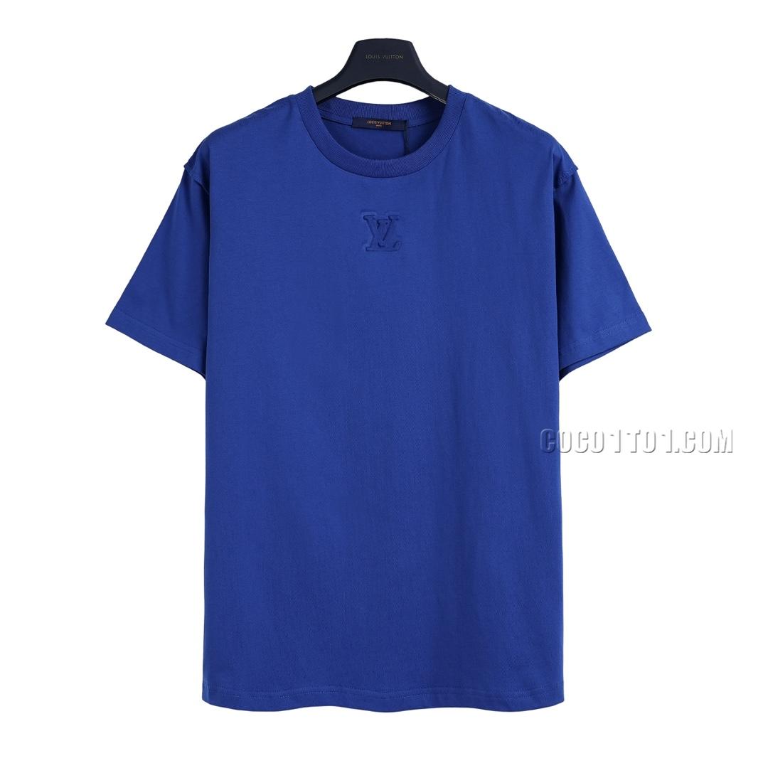 Louis Vuitton Embossed 3D Relief Short Sleeve T-shirt NLOUIS VUITTON42307
