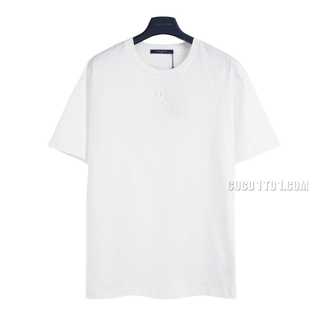 Louis Vuitton Embossed 3D Relief Short Sleeve T-shirt NLOUIS VUITTON42307