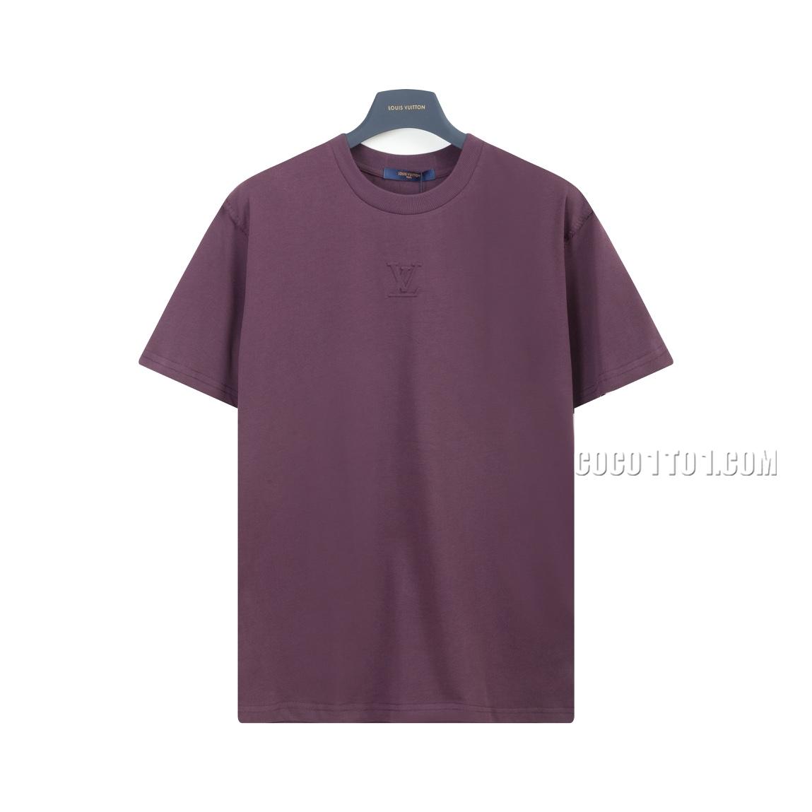 Louis Vuitton Embossed 3D Relief Short Sleeve T-shirt NLOUIS VUITTON42307