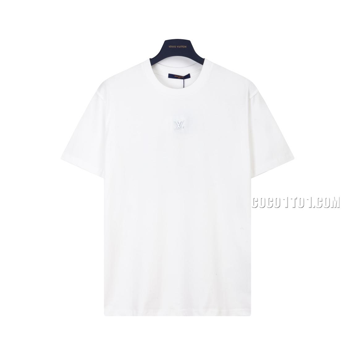 Louis Vuitton New Employee Letter Printed Short Sleeve T-shirt NLOUIS VUITTON42307