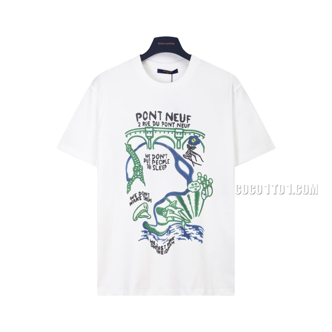 Louis Vuitton Printed Short Sleeve T-shirt NLOUIS VUITTON42307