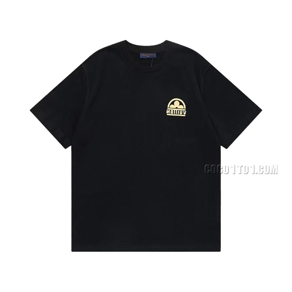 Louis Vuitton Embossed Logo Pattern Short Sleeve T-shirt NLOUIS VUITTON42307
