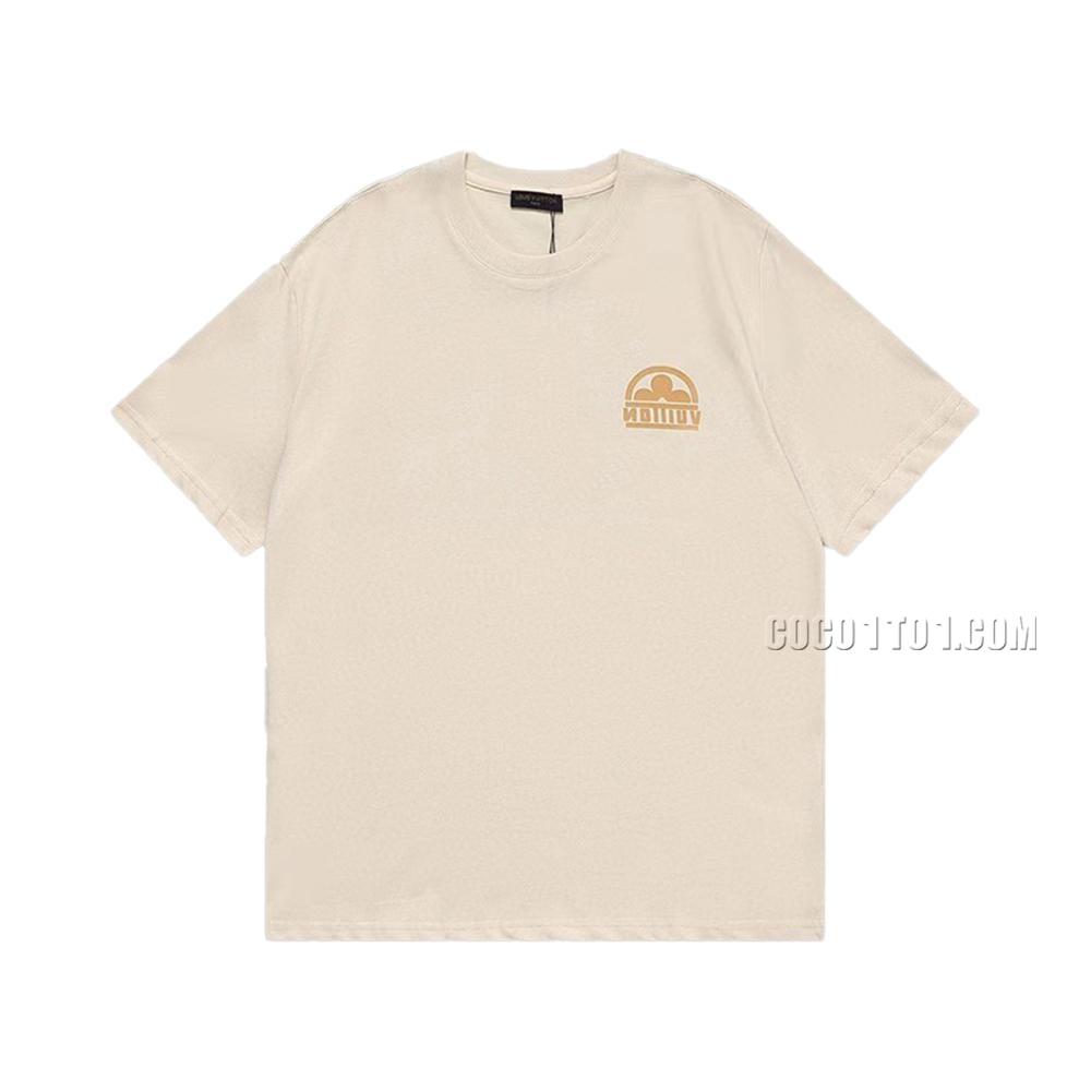 Louis Vuitton Embossed Logo Pattern Short Sleeve T-shirt NLOUIS VUITTON42307