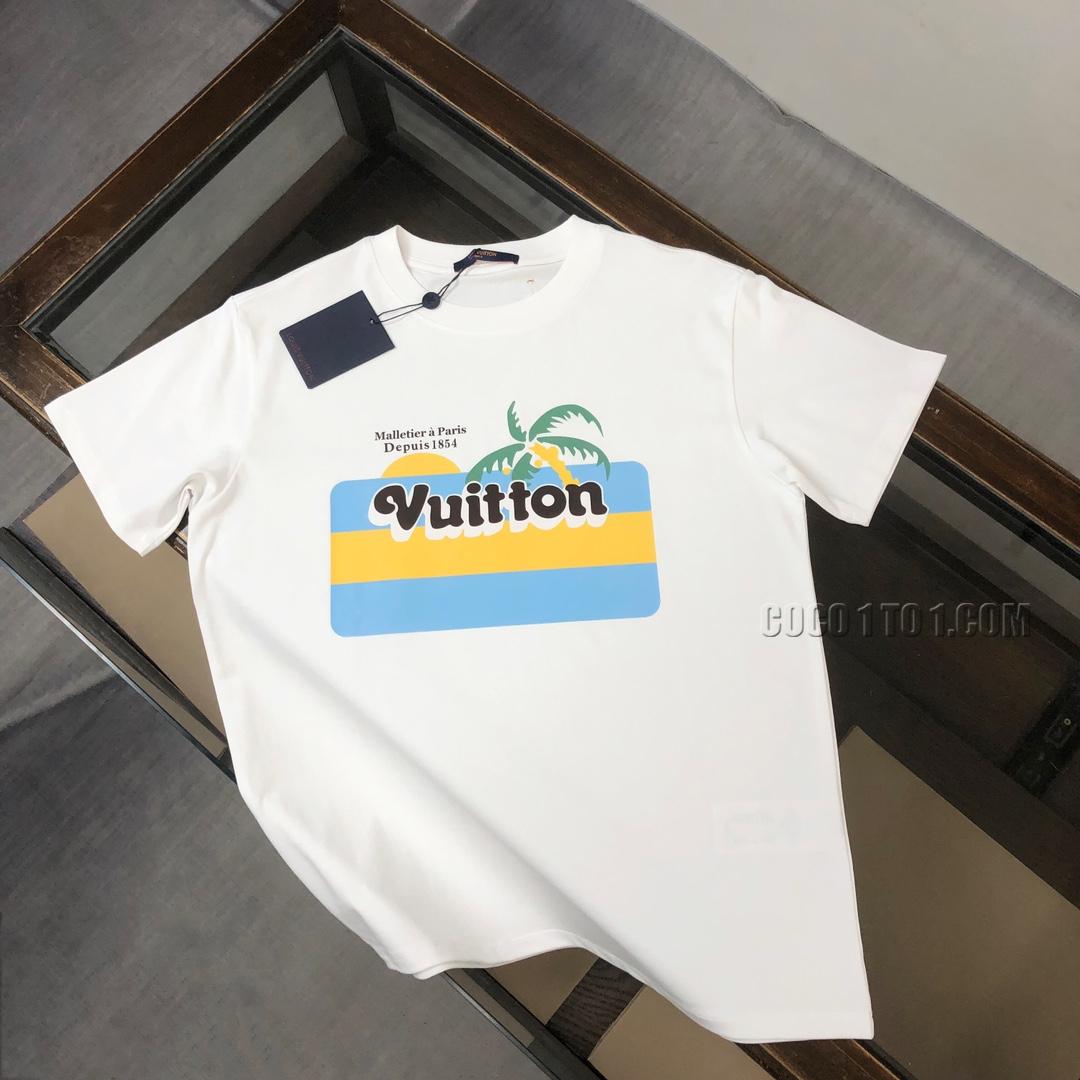 Louis Vuitton 24 Spring/Summer Latest Couple Short-Sleeved T-shirt NLOUIS VUITTON42307