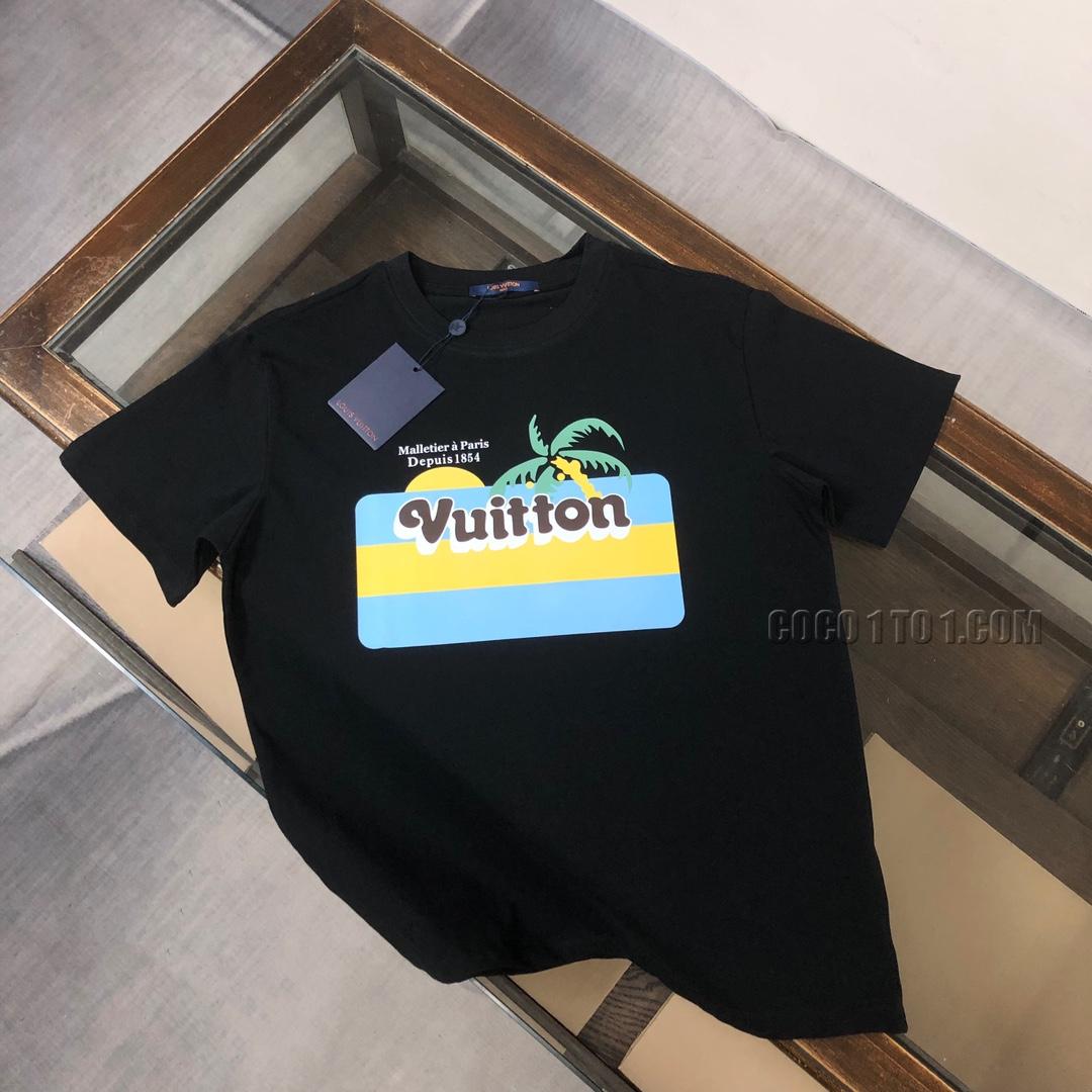 Louis Vuitton 24 Spring/Summer Latest Couple Short-Sleeved T-shirt NLOUIS VUITTON42307