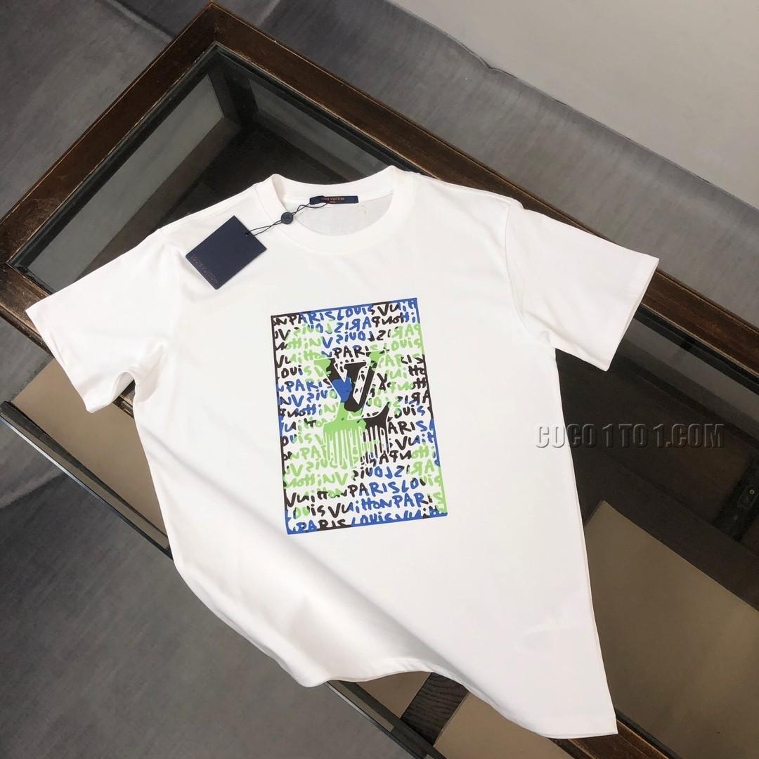 Louis Vuitton 24 Spring/Summer Latest Couple Short-Sleeved T-shirt NLOUIS VUITTON42307