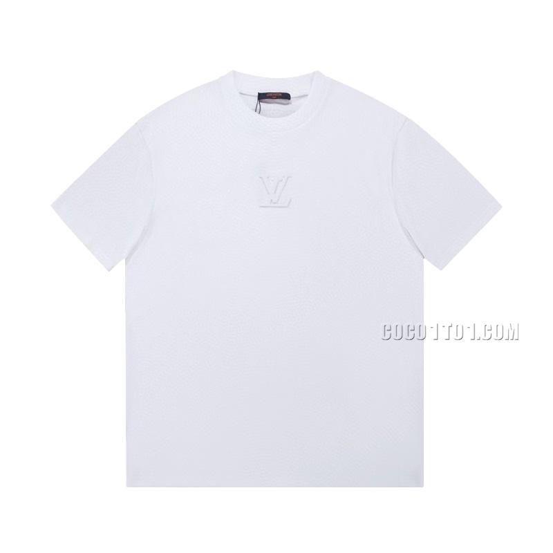 Louis Vuitton embossed short-sleeved T-shirt NLOUIS VUITTON42307 with three-dimensional printing