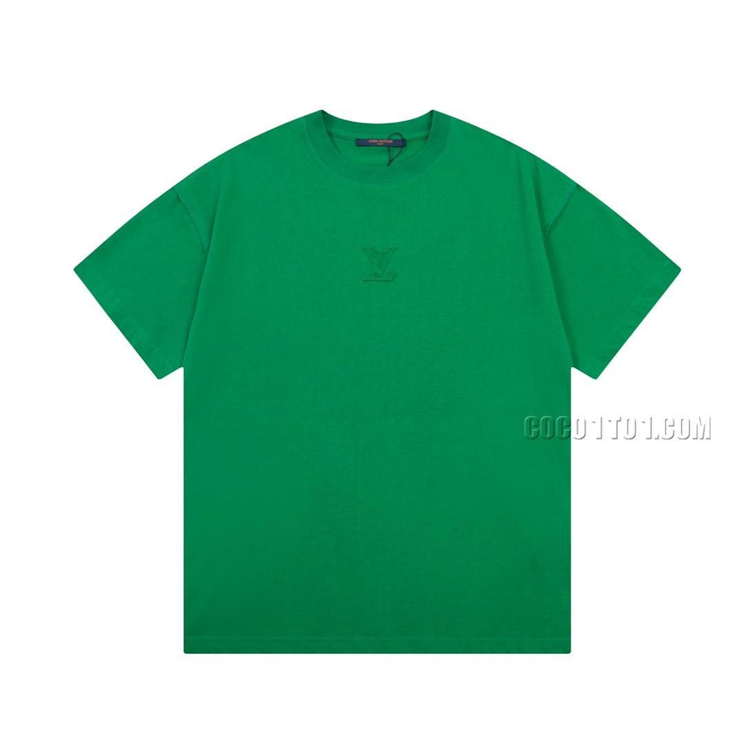 Louis Vuitton embossed short-sleeved T-shirt NLOUIS VUITTON42307 with three-dimensional printing