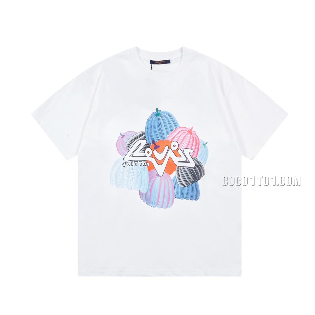 Louis Vuitton letter starfall print short-sleeved T-shirt NLOUIS VUITTON42307