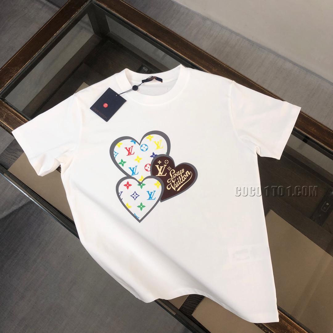 Louis Vuitton 24 Spring/Summer Latest Couple Short-sleeved T-shirt NLOUIS VUITTON42307