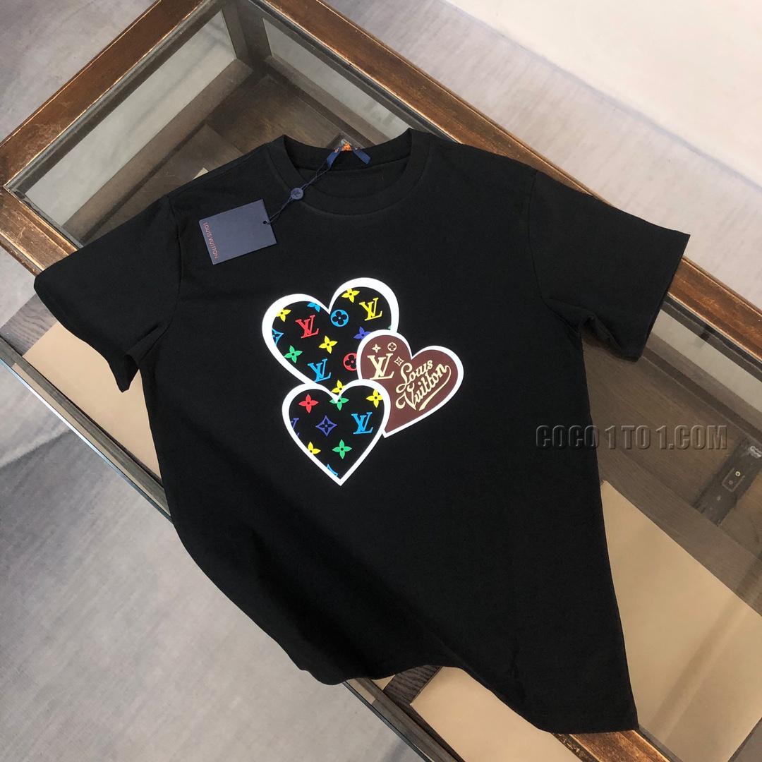 Louis Vuitton 24 Spring/Summer Latest Couple Short-sleeved T-shirt NLOUIS VUITTON42307