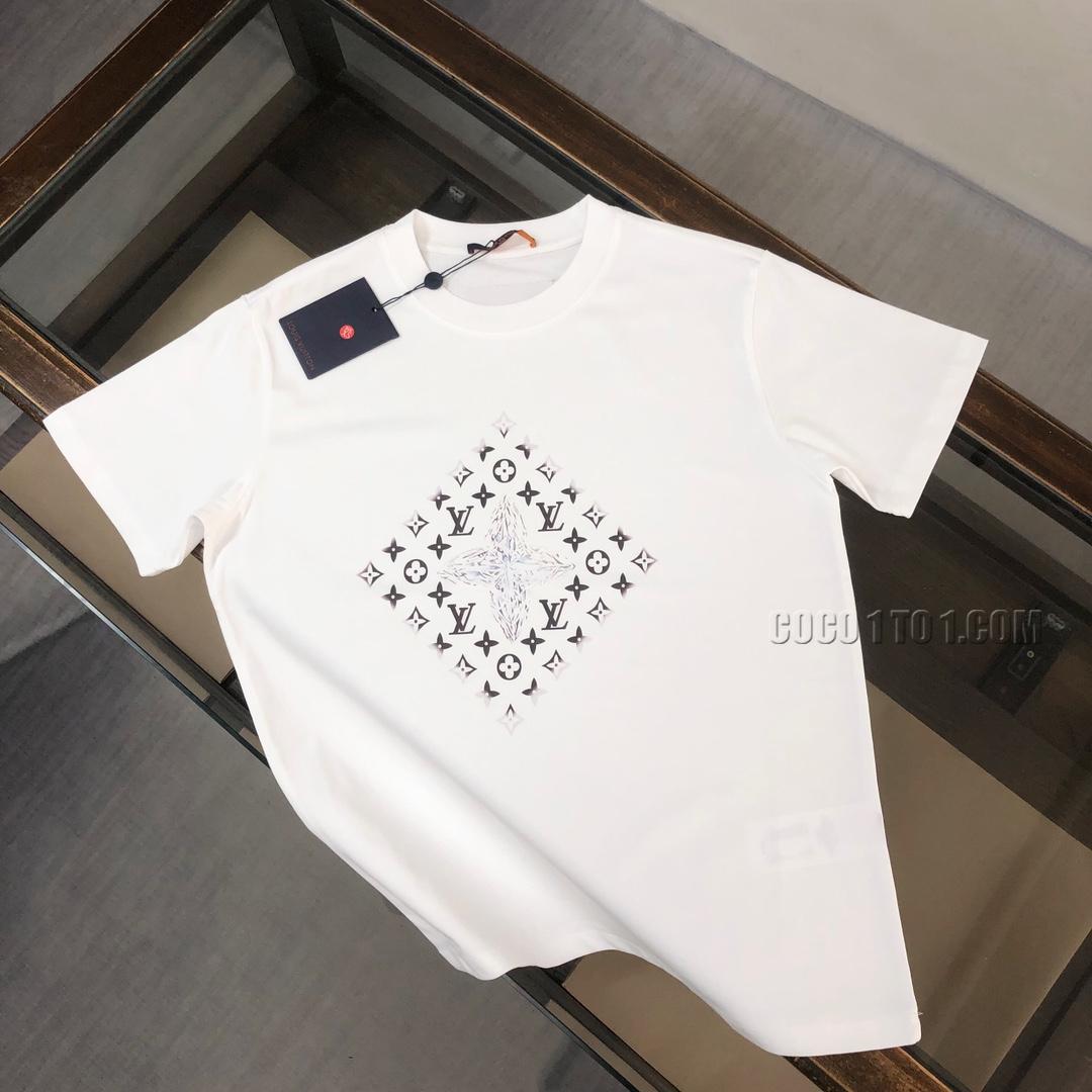 Louis Vuitton Spring/Summer Latest Couple Short-Sleeved T-shirt NLOUIS VUITTON42307