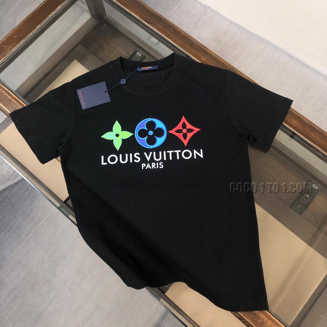 Louis Vuitton Spring/Summer Latest Couple Short-Sleeved T-shirt NLOUIS VUITTON42307