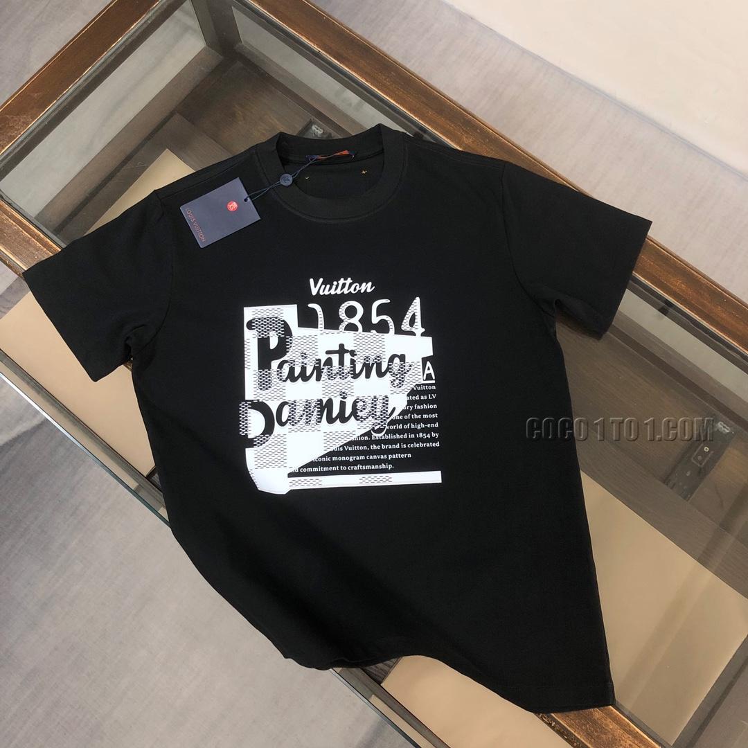 Louis Vuitton Spring/Summer Latest Couple Short-Sleeved T-shirt NLOUIS VUITTON42307