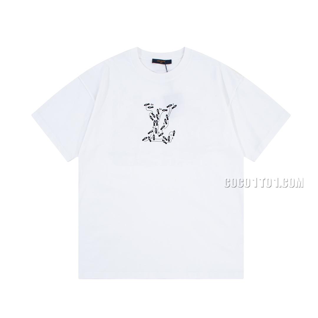 Louis Vuitton Vintage Embroidered Short Sleeve T-shirt NLOUIS VUITTON42307