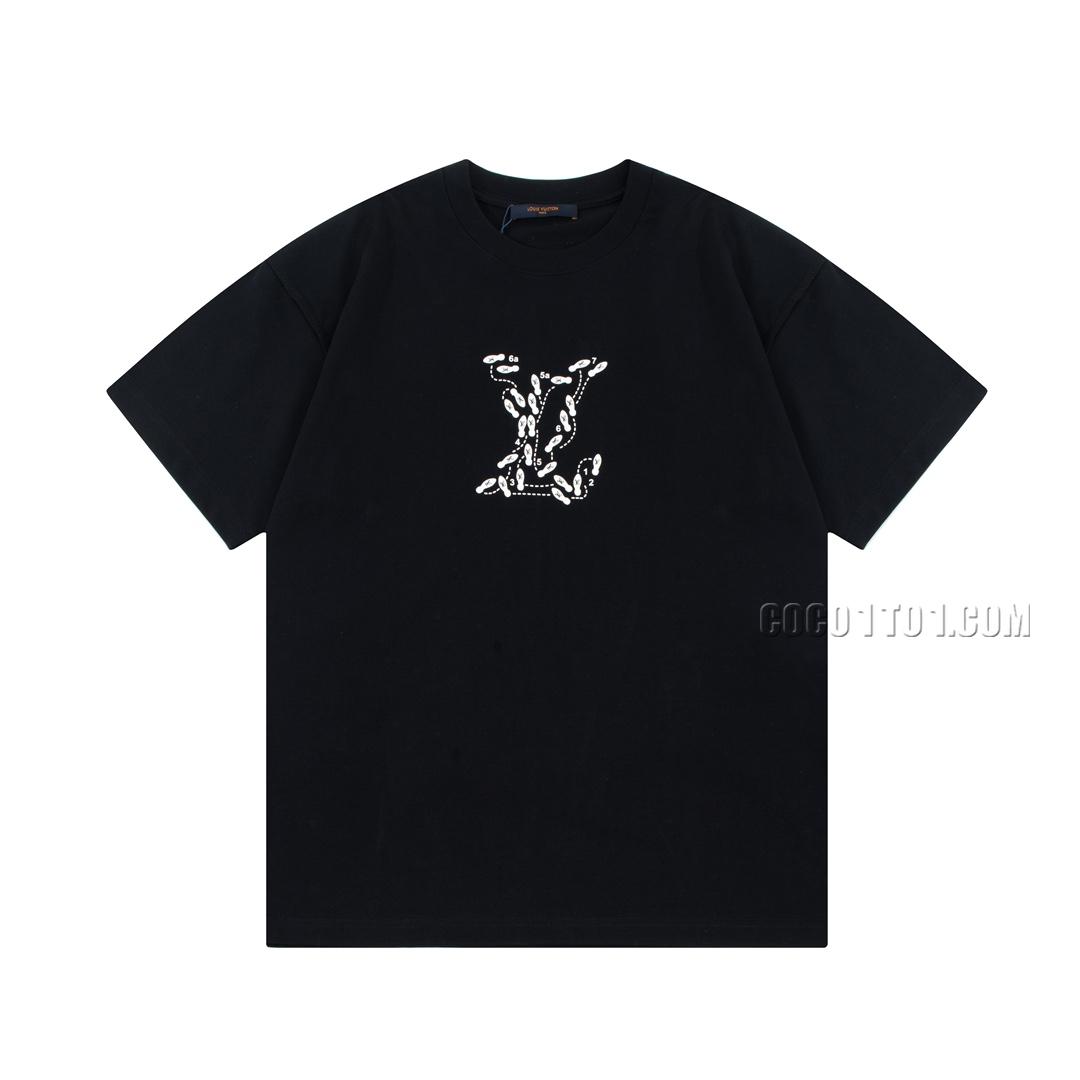 Louis Vuitton Vintage Embroidered Short Sleeve T-shirt NLOUIS VUITTON42307