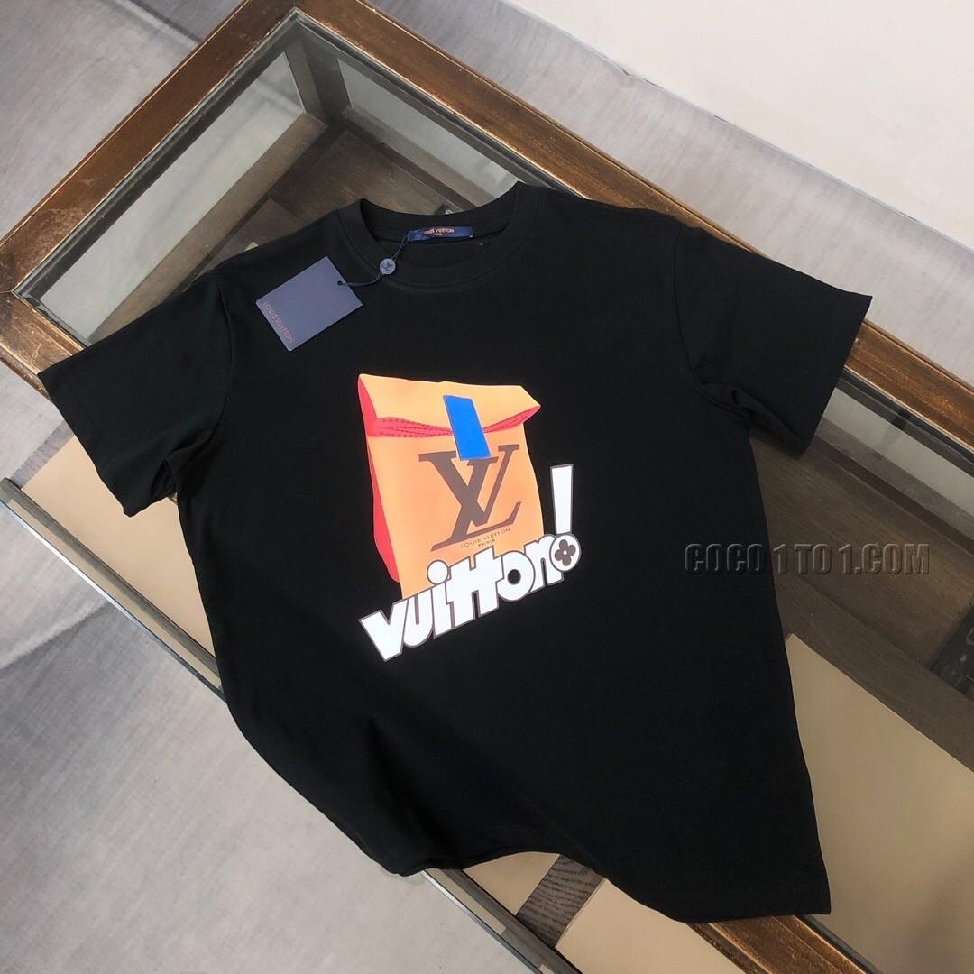 Louis Vuitton Spring/Summer Latest Couple Short-Sleeved T-shirt NLOUIS VUITTON42307