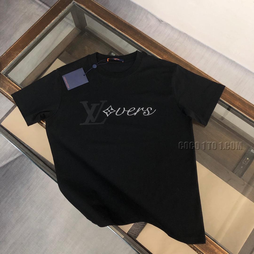 Louis Vuitton Spring/Summer Latest Couple Short-Sleeved T-shirt NLOUIS VUITTON42307