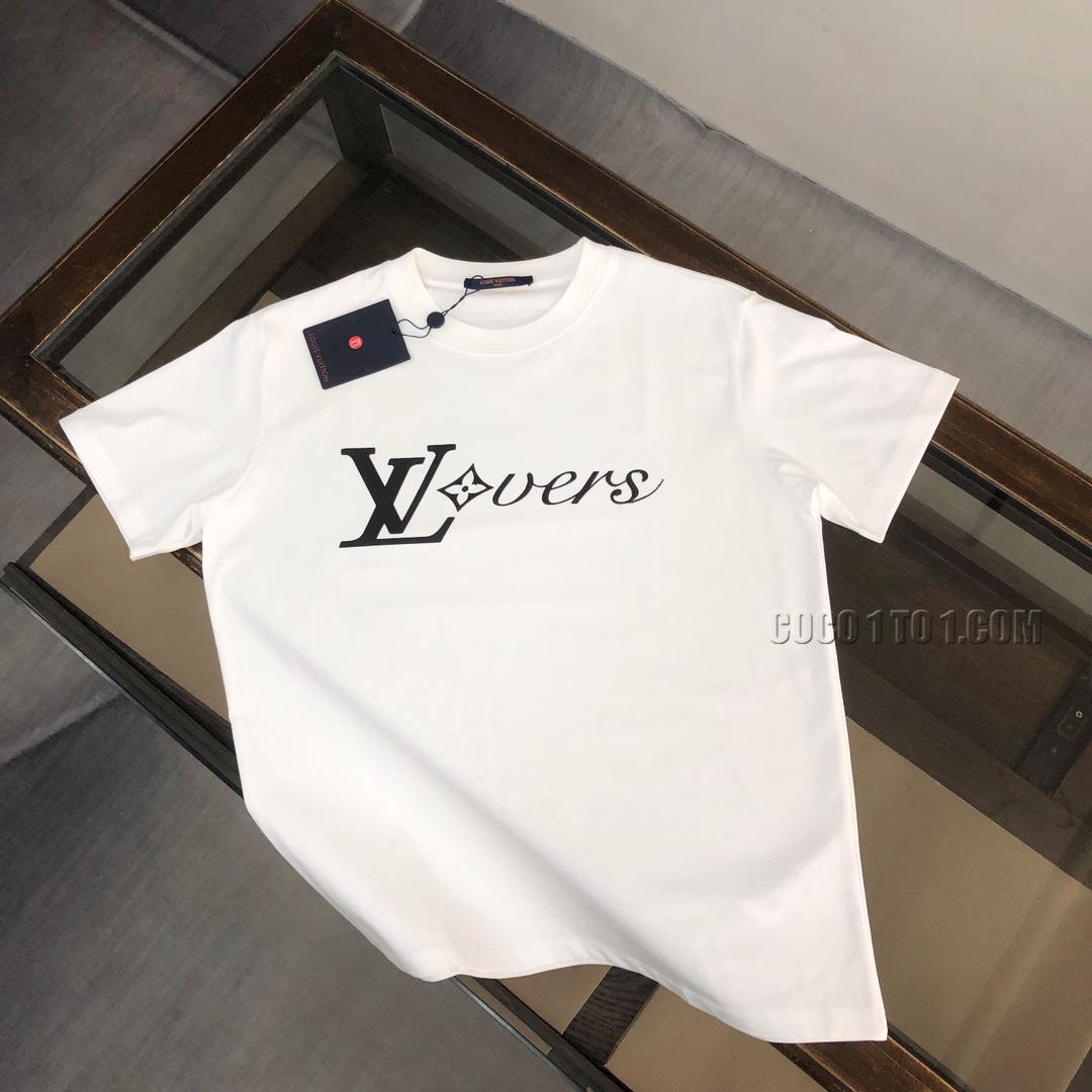Louis Vuitton Spring/Summer Latest Couple Short-Sleeved T-shirt NLOUIS VUITTON42307