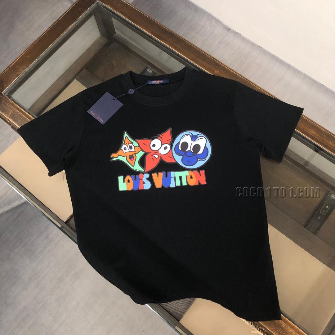 Louis Vuitton 24 Spring/Summer Latest Fun Print Short-Sleeve Round Neck T-shirt NLOUIS VUITTON42307