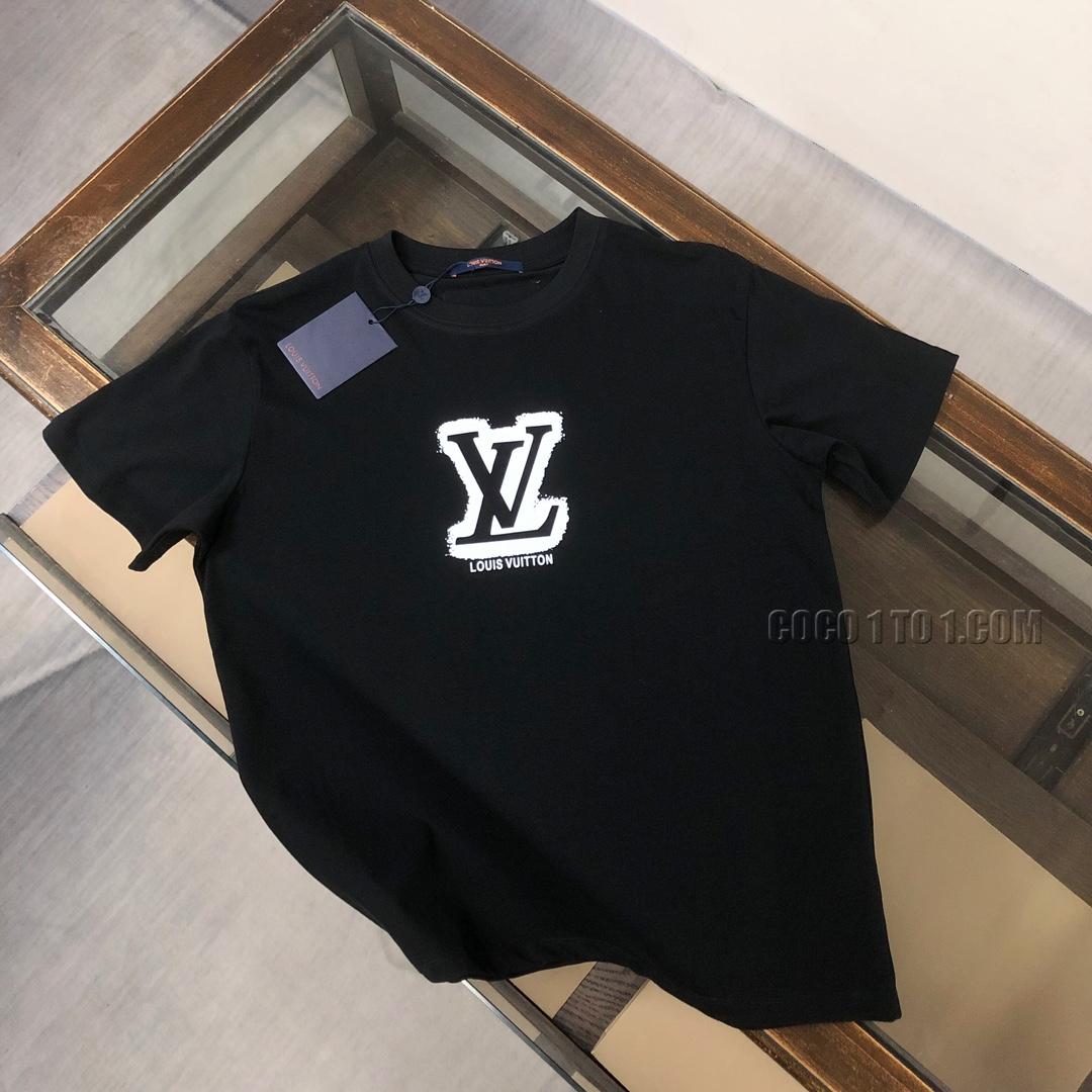 Louis Vuitton Spring/Summer Latest Couple Short-Sleeved T-shirt NLOUIS VUITTON42307