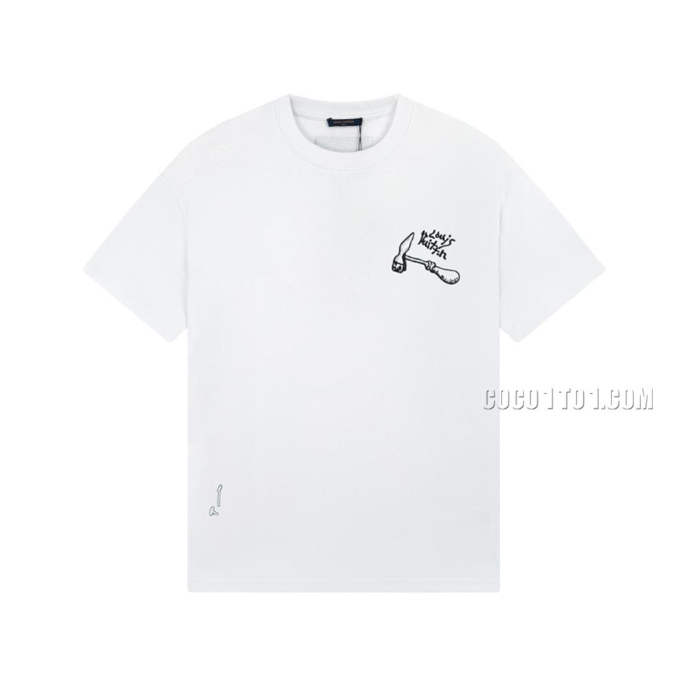 Louis Vuitton Early Spring Runway Printed Short Sleeve T-shirt NLOUIS VUITTON42307