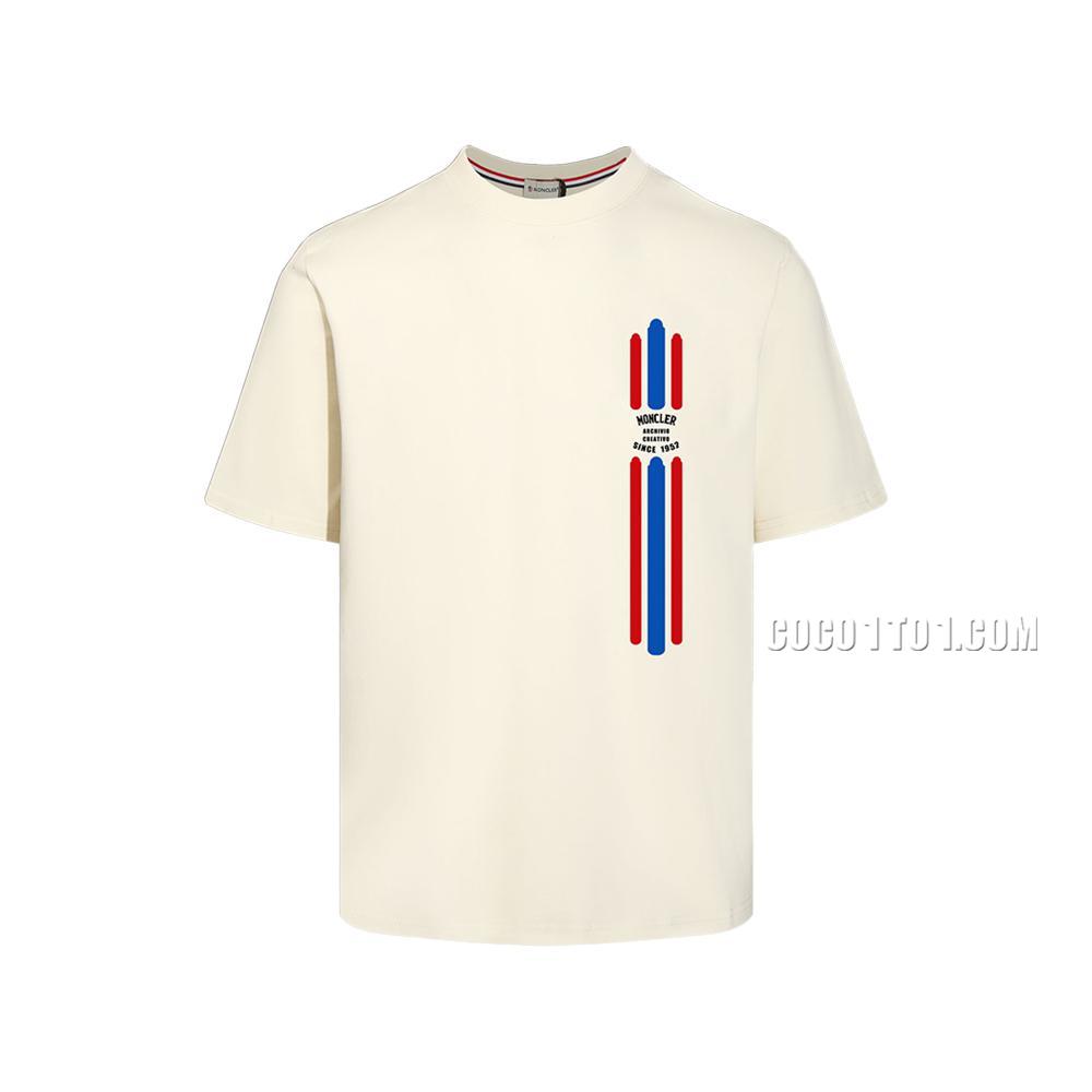 High-quality 2024 New Model Moncler Round-Neck Short-Sleeve T-SHIRT NMONCLER42304